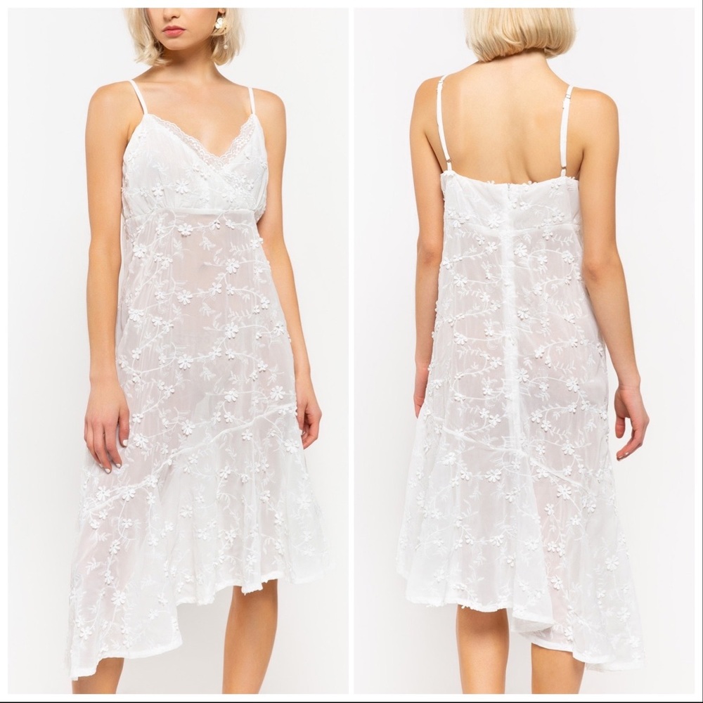 POL Lila Honeymoon Sheer Cami Dress - Picture 2 of 8